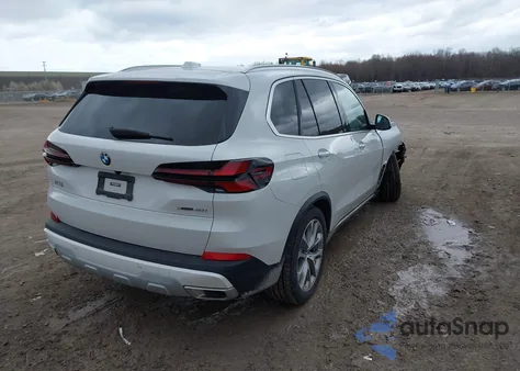 2024 BMW X5 xDrive40I из США, поврежденный, VIN 5UX23EU08R9S68020